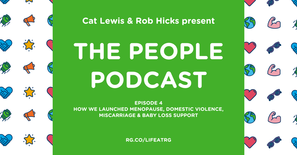 How we launched Menopause, Domestic Violence and Miscarriage & Baby